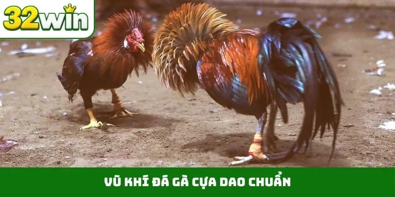 Đá Gà Cựa Dao – Những Trận Chiến Nảy Lửa Ngay Trên 32WIN Vũ khí đá gà cựa dao chuẩn
